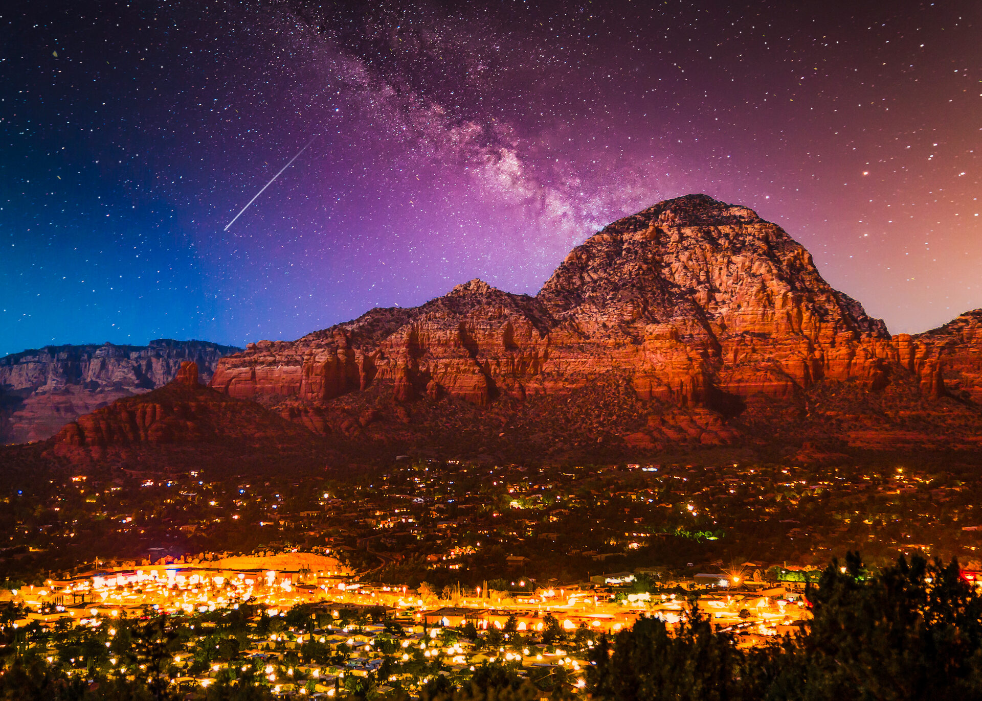 Sedona red rocks landscape