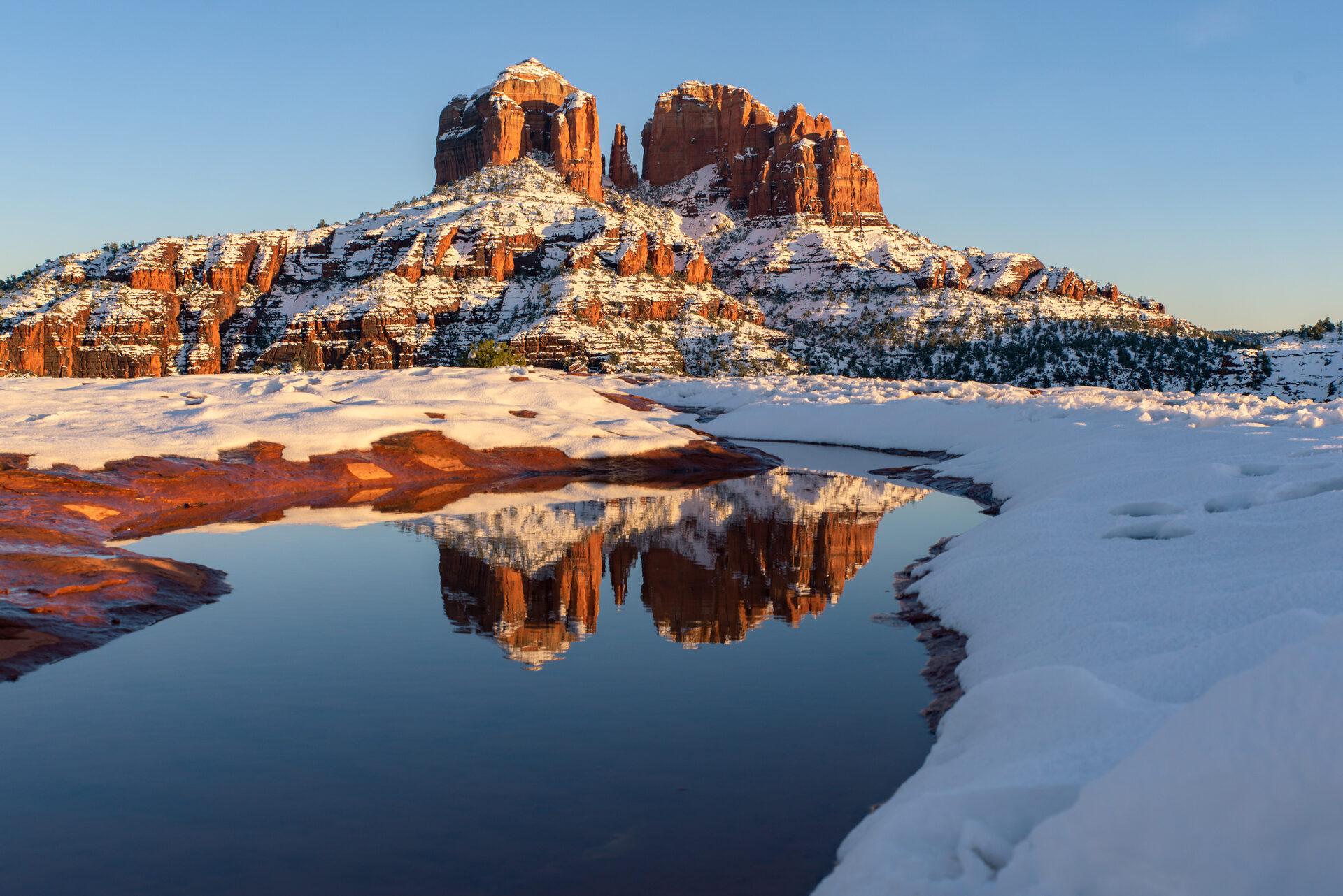 Sedona red rocks landscape